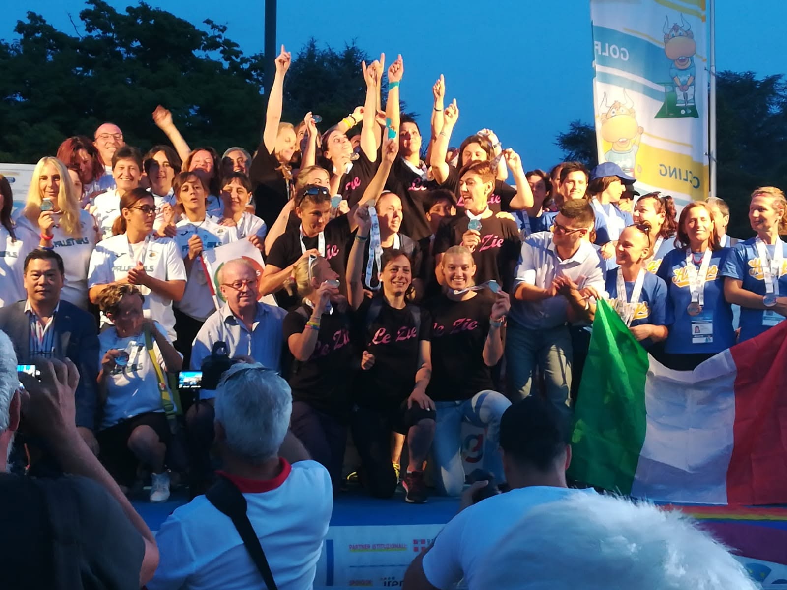 Awards moment at IMGA European Masters Games Torino 2019