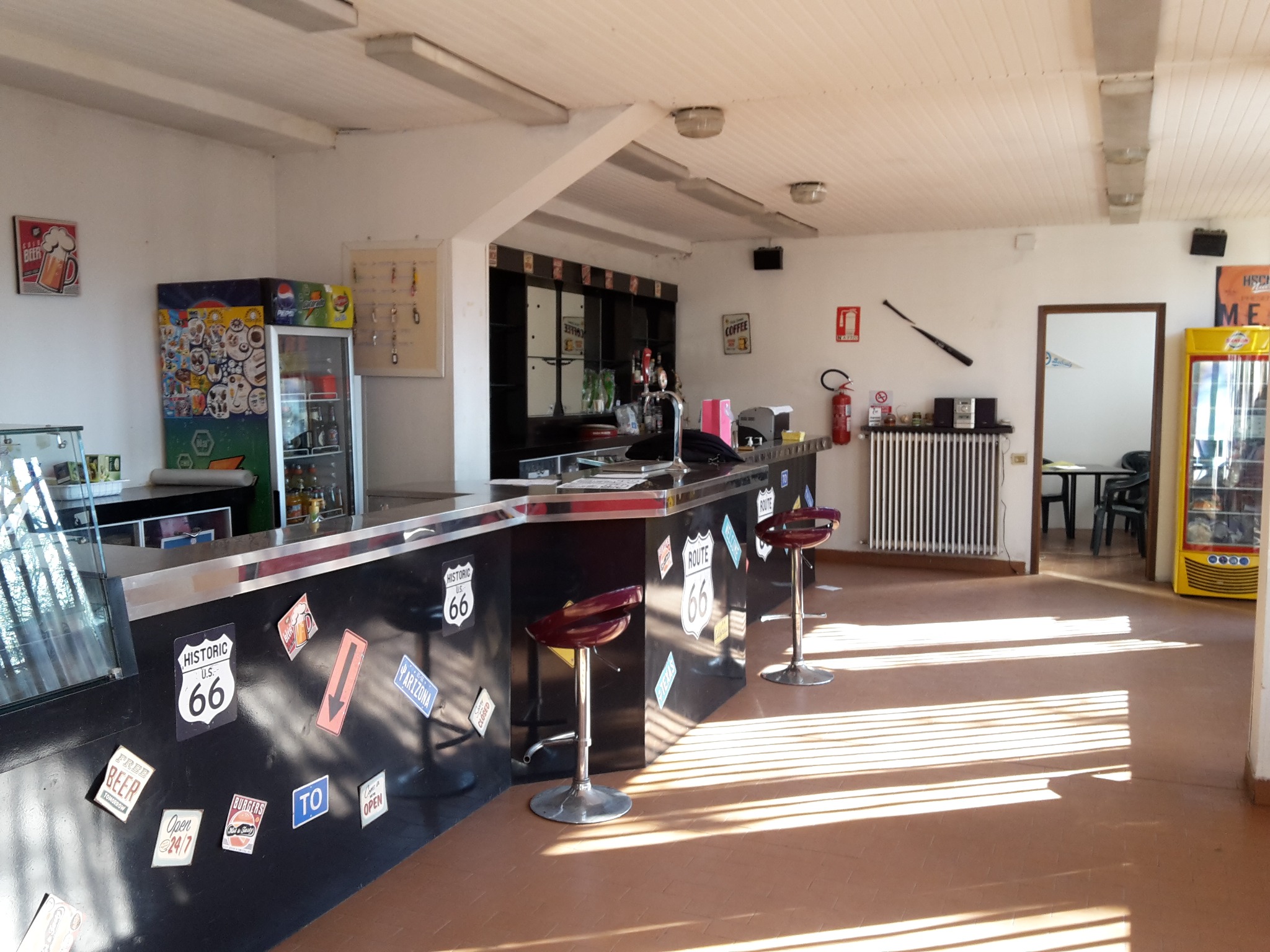 Clubhouse and service area at Passo Buole